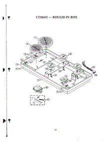 30 - Rough-In Box parts for Thermador Cooktop CD365UW from AppliancePartsPros.com
