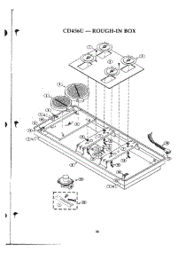 38 - Rough-In Box parts for Thermador Cooktop CD456US from AppliancePartsPros.com