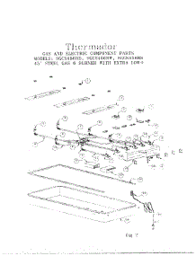 04 - Gas And Electric Component Parts parts for Thermador SGCS456RB S\N 9803 from AppliancePartsPros.com