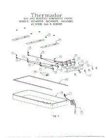 08 - Gas And Electric Component Parts parts for Thermador SGCS456RS S\N 9803 from AppliancePartsPros.com