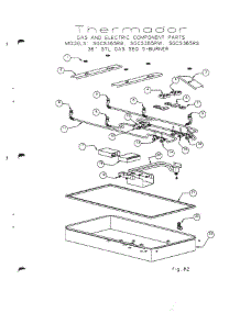 04 - Gas And Electric Component Parts parts for Thermador Cooktop SGCS365RB from AppliancePartsPros.com