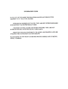 02 - Information Items parts for Thermador REF30QB S/N 9708 & UP from AppliancePartsPros.com