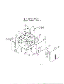 11 - Rdds30v Drop-In parts for Thermador RDF30QB S/N 9708 & UP from AppliancePartsPros.com