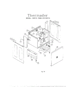 15 - Ref30 Free-Standing parts for Thermador RED30VQB S/N 9707 & UP from AppliancePartsPros.com