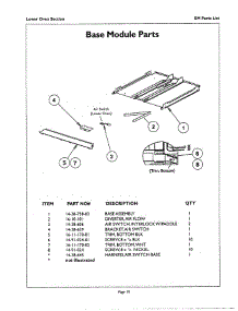 19 - Base Module parts for Thermador Oven SM272W from AppliancePartsPros.com