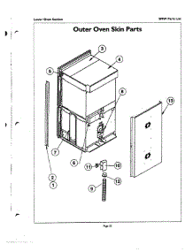 32 - Outer Oven Skin parts for Thermador Range SMW272P from AppliancePartsPros.com