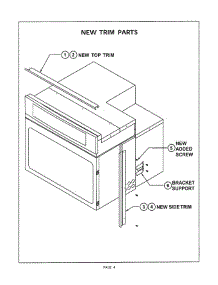 05 - New Trim parts for Thermador Range C301U from AppliancePartsPros.com