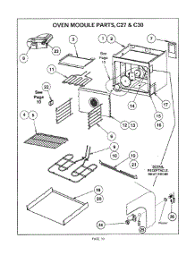 11 - Oven Module parts for Thermador Wall Oven C272U from AppliancePartsPros.com