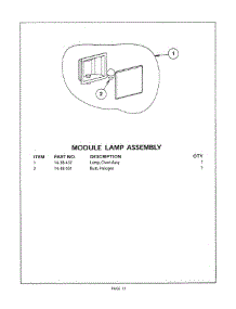 12 - Lamp parts for Thermador Wall Oven C272U from AppliancePartsPros.com