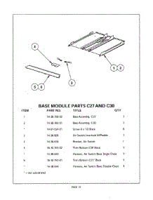 15 - Base parts for Thermador Wall Oven C272U from AppliancePartsPros.com