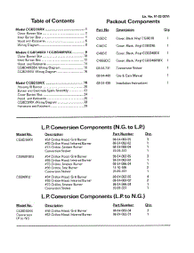02 - Packout / L.P. Conversion parts for Thermador Grill & Smoker CGBD36RX from AppliancePartsPros.com