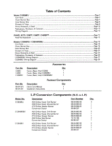 02 - Packout / L.P. Conversion parts for Thermador Grill & Smoker CGB48RSBU from AppliancePartsPros.com