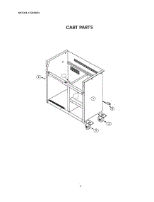 03 - Cart parts for Thermador Grill & Smoker CGB36RU from AppliancePartsPros.com