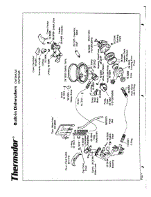 05 - Circulation Motor Pump parts for Thermador Dishwasher DW244UW from AppliancePartsPros.com