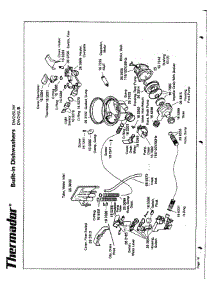 10 - Circulation Motor Pump parts for Thermador Dishwasher DW245UW from AppliancePartsPros.com