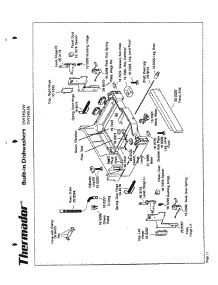 11 - Base parts for Thermador Dishwasher DW245UB from AppliancePartsPros.com