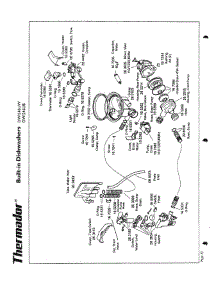 22 - Circulation Motor Pump parts for Thermador Dishwasher DWI246UB from AppliancePartsPros.com