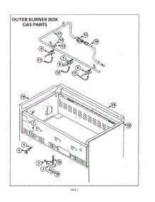 06 - Outer Burner Box parts for Thermador CGB30RCULP from AppliancePartsPros.com