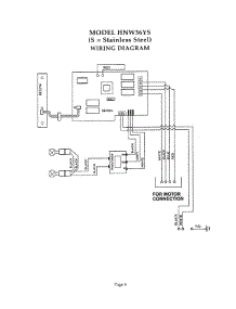 06 - Hnw36ys Wiring parts for Thermador Range Hood HNW42YS from AppliancePartsPros.com