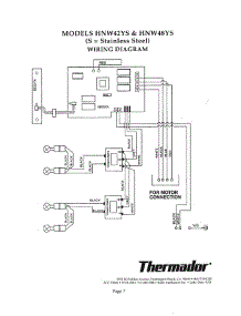 07 - Hnw42ys, Hnw48ys Wiring parts for Thermador Range Hood HNW48YS from AppliancePartsPros.com