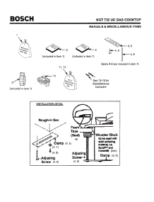 03 - Manuals & Miscellaneous Items parts for Bosch NGT732 UC (FD 8202 -) from AppliancePartsPros.com