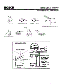 03 - Manuals & Miscellaneous Items parts for Bosch NGT735 UC (FD 8202 -) from AppliancePartsPros.com