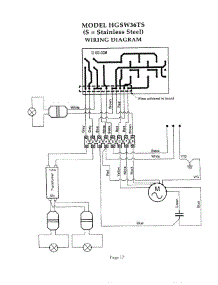 17 - Wiring Diagram parts for Thermador HGSW36TS from AppliancePartsPros.com