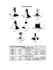 03 - Dimensions parts for Thermador HTDI54TS from AppliancePartsPros.com