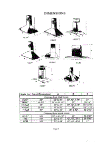 03 - Dimensions parts for Thermador HTSW36TS from AppliancePartsPros.com