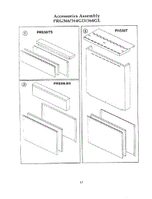 16 - Accessories parts for Thermador Range PRG364GL from AppliancePartsPros.com
