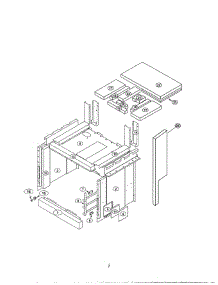 06 - Oven Liner parts for Thermador PRG304US from AppliancePartsPros.com