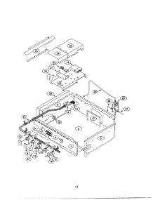 10 - Burner Box parts for Thermador PRG304US from AppliancePartsPros.com