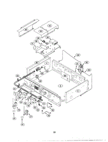 28 - Burner Box parts for Thermador Range PRG364GDUS from AppliancePartsPros.com
