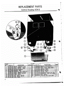 06 - Control Housing parts for Thermador Range Hood VCH-3 from AppliancePartsPros.com