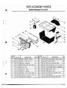 09 - Control Housing parts for Thermador Range Hood VCH-8 from AppliancePartsPros.com