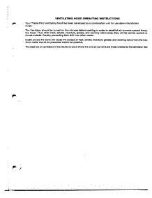 11 - Operating Instructions parts for Thermador Range Hood H-64 from AppliancePartsPros.com