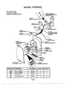 04 - Model Vtr1000q parts for Thermador Vent System VTR1000Q from AppliancePartsPros.com