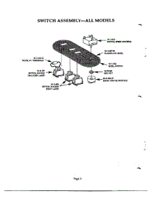 03 - Switch Assembly parts for Thermador Range Hood PH30HQS from AppliancePartsPros.com
