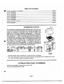 02 - Introduction & Literature parts for Thermador Range Hood PH48HQS from AppliancePartsPros.com