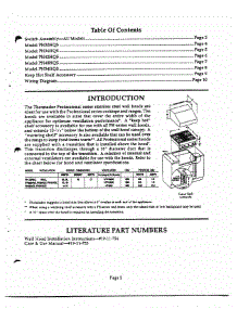 02 - Introduction & Literature parts for Thermador Range Hood PH54HQS from AppliancePartsPros.com
