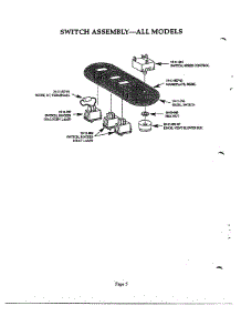 03 - Switch Assembly parts for Thermador Range Hood PH54HQS from AppliancePartsPros.com
