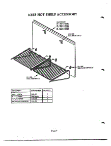 09 - Keep Hot Shelf Assembly parts for Thermador Range Hood PH54HQS from AppliancePartsPros.com