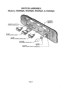 04 - Switch Assembly parts for Thermador Range Hood H42HQS from AppliancePartsPros.com