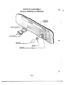 07 - Switch Assembly parts for Thermador Range Hood HB36QS from AppliancePartsPros.com