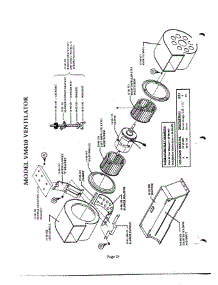 13 - Blower parts for Thermador Range Hood HB36QS from AppliancePartsPros.com