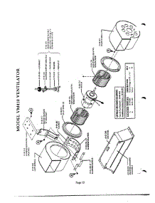 13 - Blower parts for Thermador Range Hood HB30QW from AppliancePartsPros.com