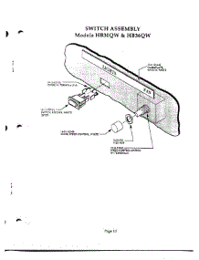 10 - Switch Assembly parts for Thermador Range Hood HB36QW from AppliancePartsPros.com