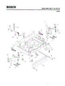 05 - Base parts for Bosch Dishwasher SHU5304 UC/11 (FD 8001-8003) from AppliancePartsPros.com
