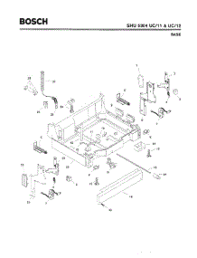 05 - Base parts for Bosch Dishwasher SHU5304 UC/12 (FD 8003-) from AppliancePartsPros.com