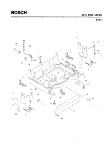 05 - Base parts for Bosch Dishwasher SHU5305 UC/06 (FD 7705-7912) from AppliancePartsPros.com